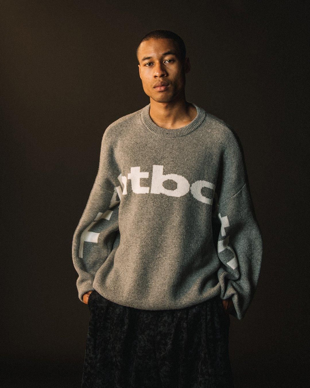 BIG LOGO KNIT SWEATER - TIGHTBOOTH® タイトブース BIG LOGO KNIT SWEATER - TIGHTBOOTH® タイトブース