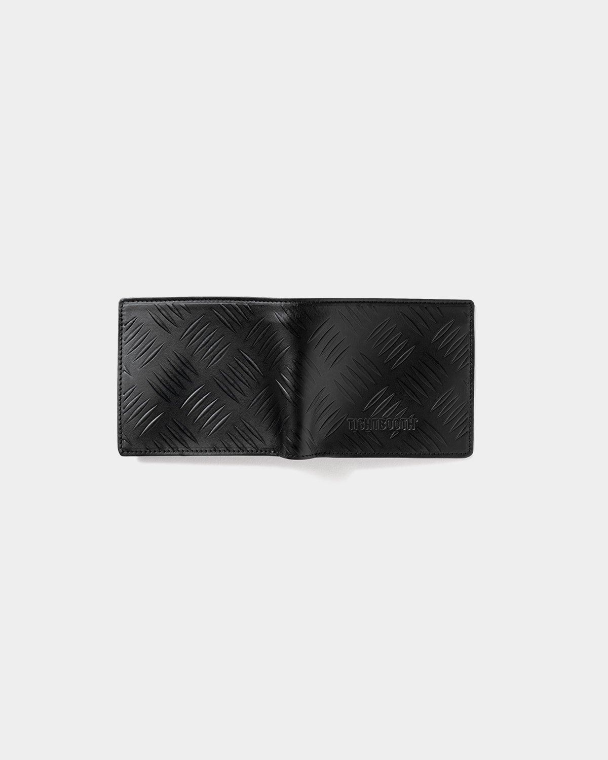 CHECKER PLATE LEATHER BIFOLD WALLET - TIGHTBOOTH® タイト CHECKER PLATE LEATHER BIFOLD WALLET - TIGHTBOOTH® タイト