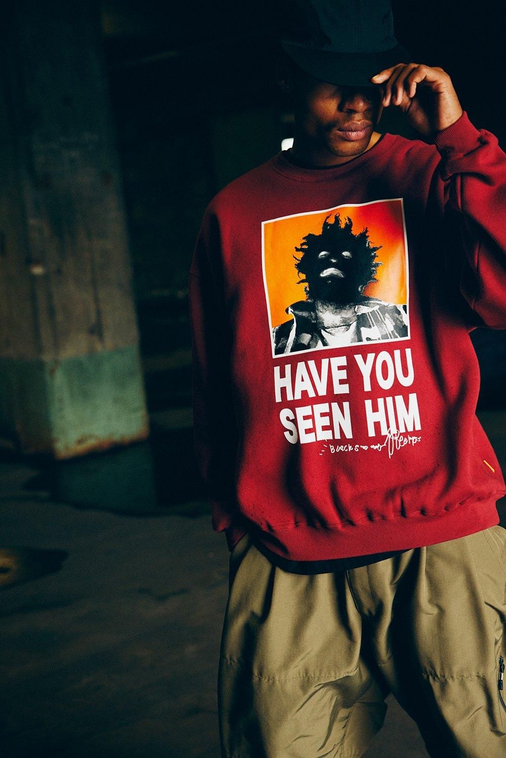 HAVE YOU SEEN HIM CREW SWEAT - TIGHTBOOTH® タイトブース