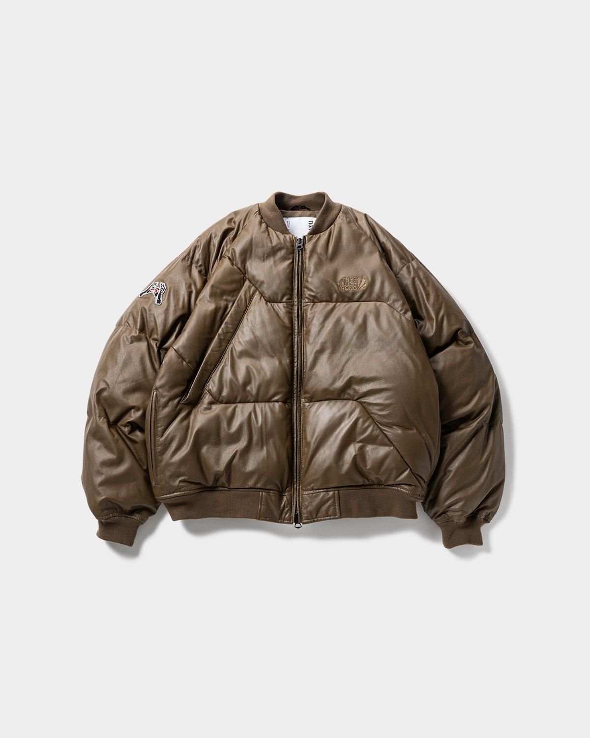 LEATHER MA-1 DOWN JKT - TIGHTBOOTH® タイトブース LEATHER MA-1 DOWN JKT - TIGHTBOOTH® タイトブース