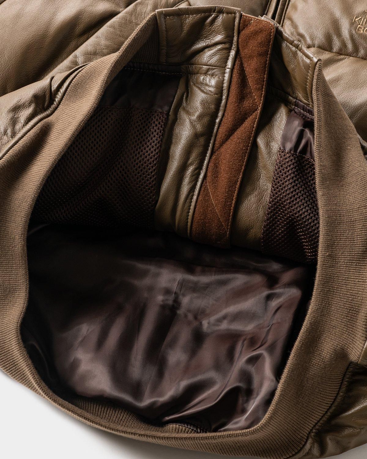 LEATHER MA-1 DOWN JKT - TIGHTBOOTH® タイトブース LEATHER MA-1 DOWN JKT - TIGHTBOOTH® タイトブース
