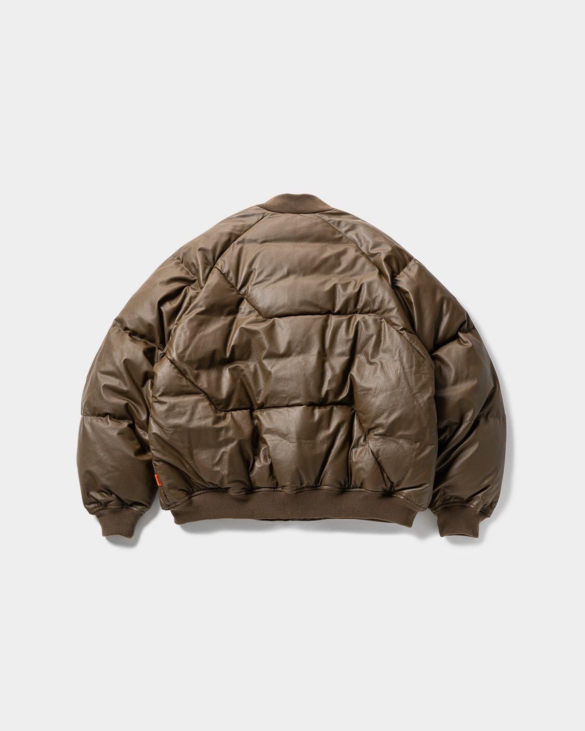LEATHER MA-1 DOWN JKT - TIGHTBOOTH® タイトブース LEATHER MA-1 DOWN JKT - TIGHTBOOTH® タイトブース