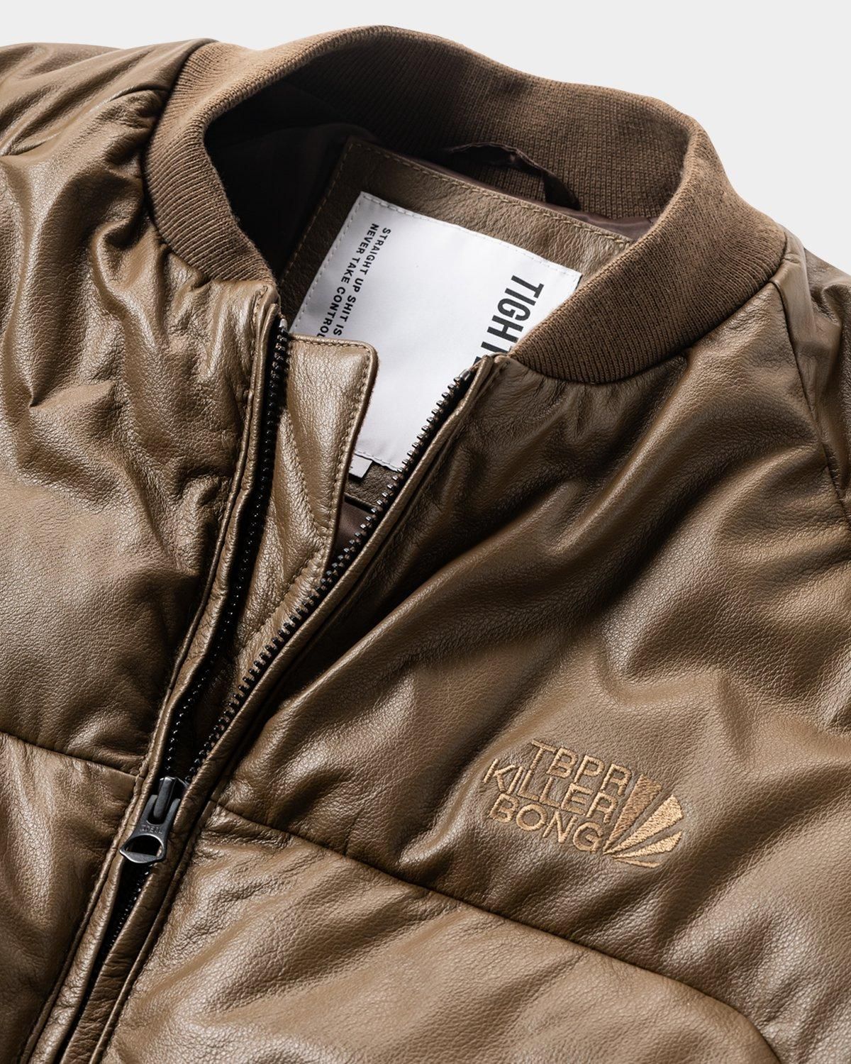 LEATHER MA-1 DOWN JKT - TIGHTBOOTH® タイトブース LEATHER MA-1 DOWN JKT - TIGHTBOOTH® タイトブース