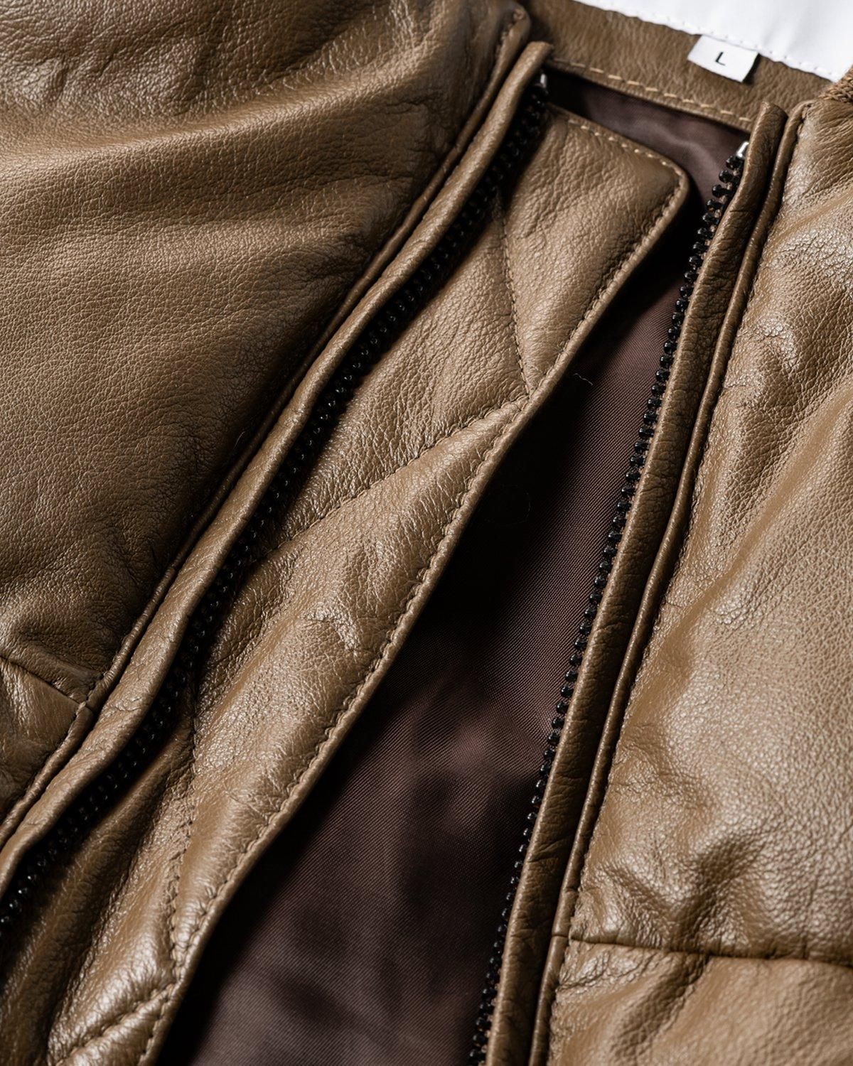 LEATHER MA-1 DOWN JKT - TIGHTBOOTH® タイトブース LEATHER MA-1 DOWN JKT - TIGHTBOOTH® タイトブース