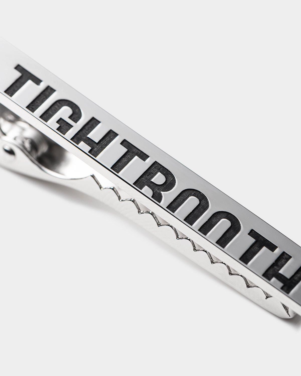 TIGHTBOOTH タイトブース LOGO TIE CLIP - Silver - TIGHTBOOTH® タイトブース