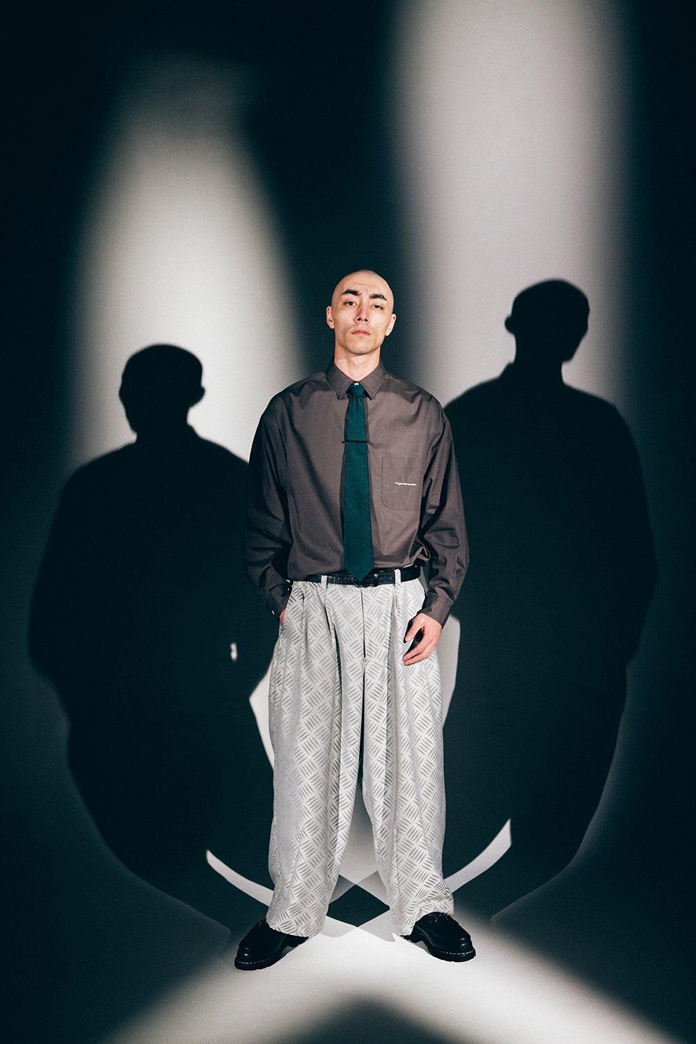 FORMAL CHECKER PLATE BAGGY SLACKS - TIGHTBOOTH® タイトブース FORMAL CHECKER PLATE BAGGY SLACKS - TIGHTBOOTH® タイトブース