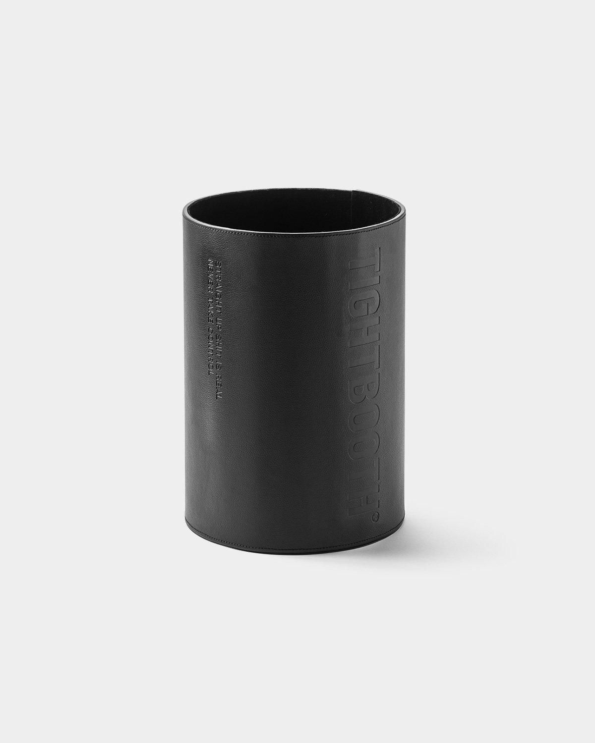 tightbooth LOGO TRASH CAN Lサイズ ゴミ箱 LABEL LOGO TRASH CAN - TIGHTBOOTH® タイトブース オフィシャル