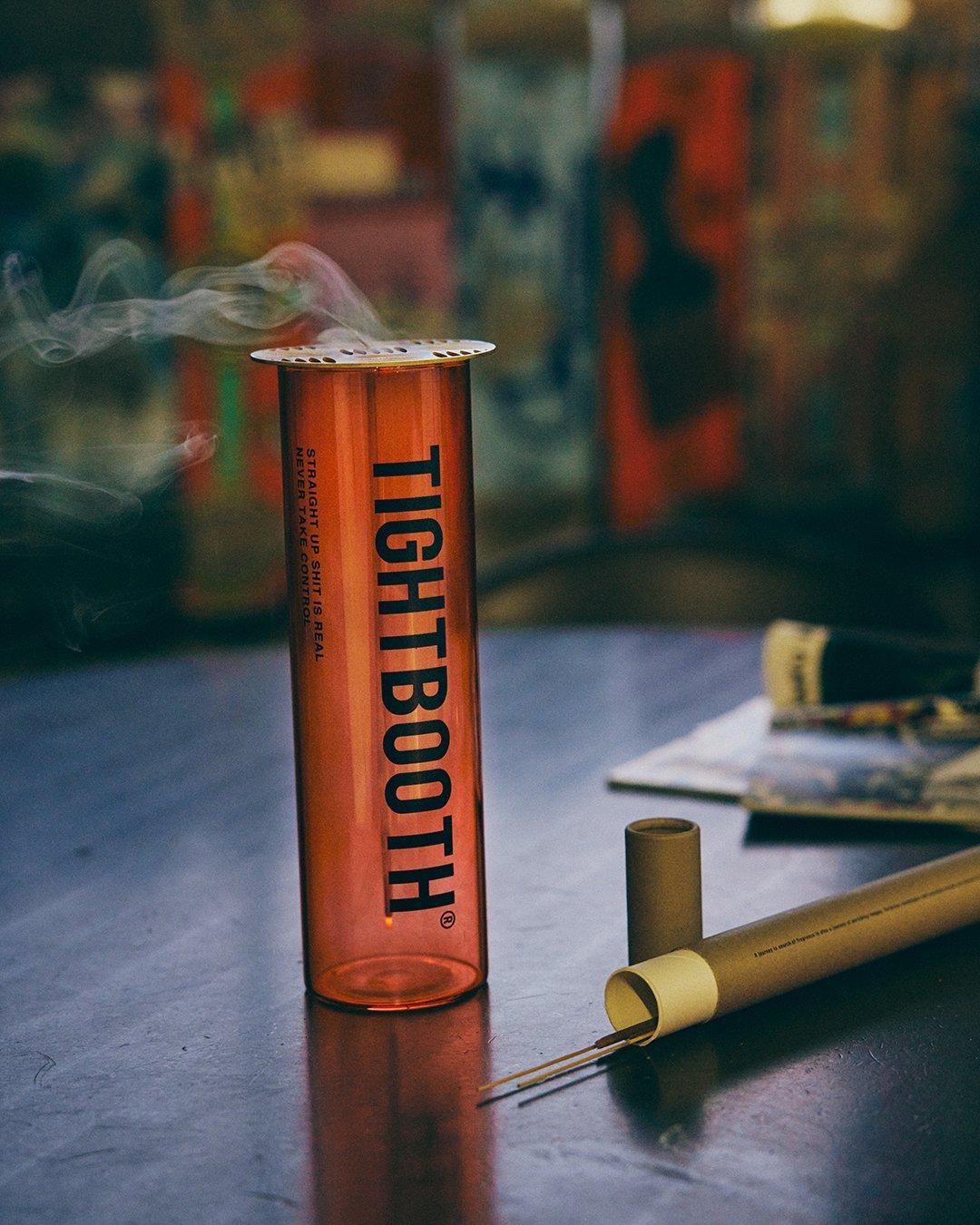 GLASS INCENSE HOLDER - TIGHTBOOTH® タイトブース オフィシャル GLASS INCENSE HOLDER - TIGHTBOOTH® タイトブース オフィシャル