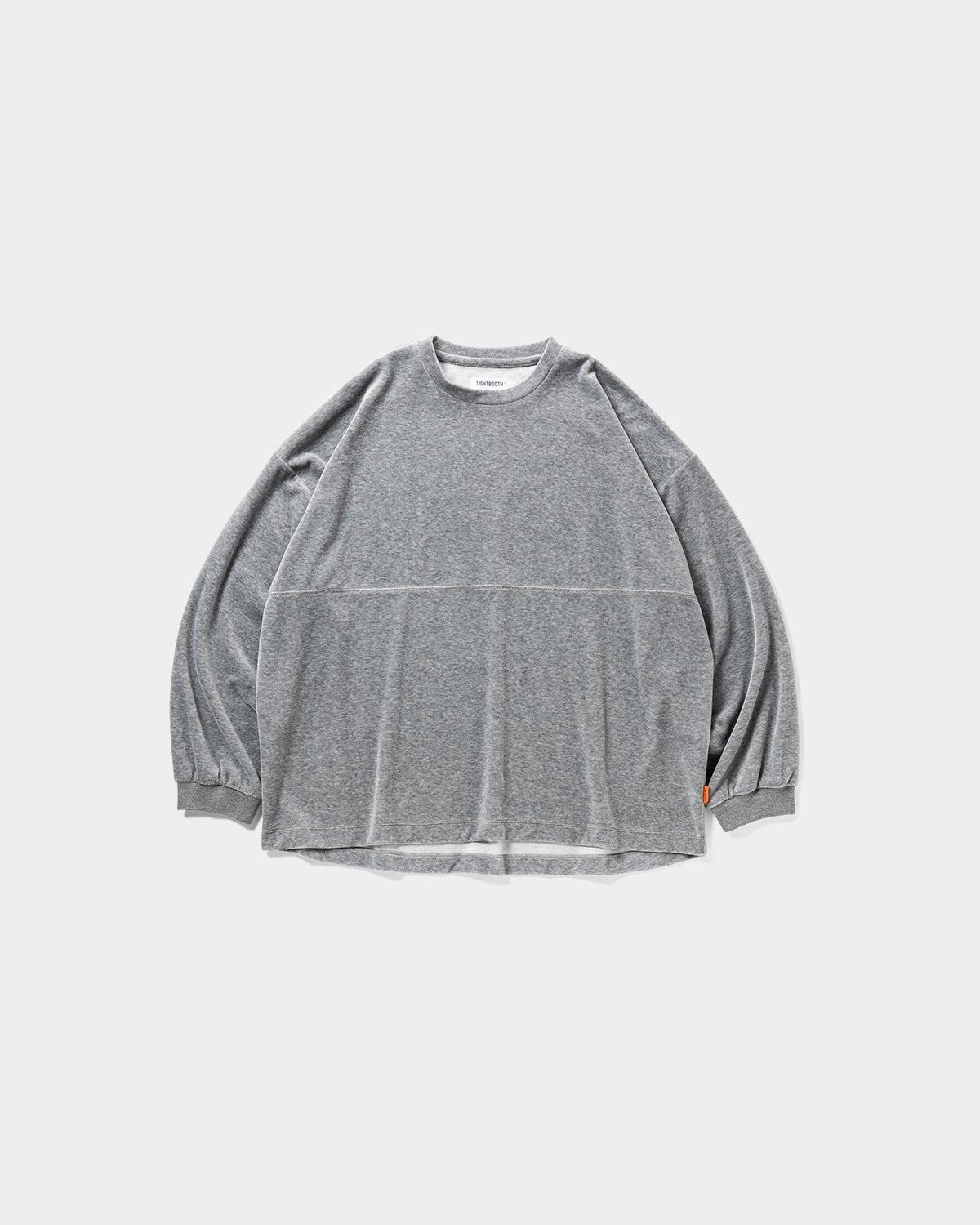 VELOUR CREW L/S SHIRT - TIGHTBOOTH® タイトブース VELOUR CREW L/S SHIRT - TIGHTBOOTH® タイトブース