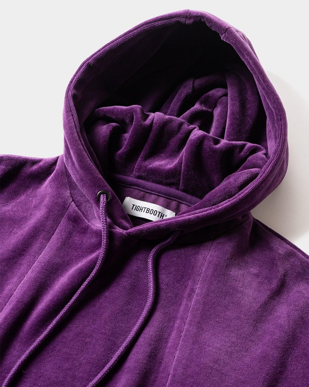 VELOUR PULLOVER HOODIE - TIGHTBOOTH® タイトブース VELOUR PULLOVER HOODIE - TIGHTBOOTH® タイトブース