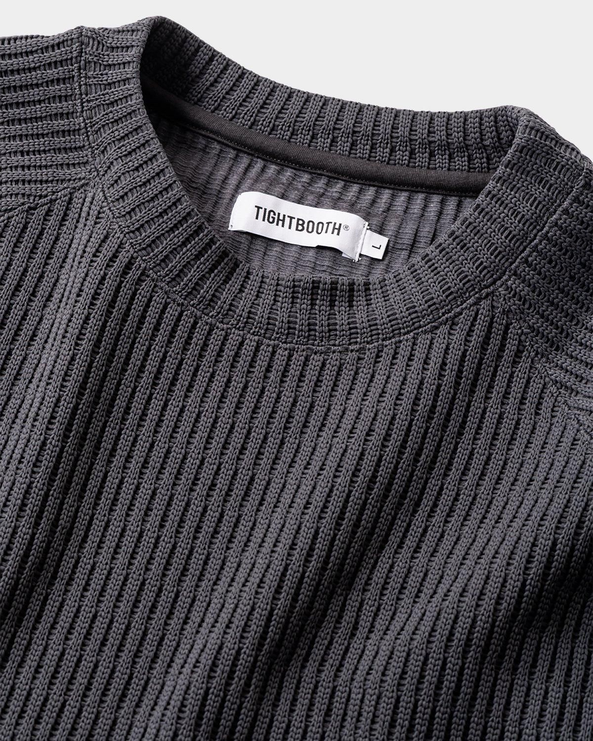MYSTERY GAUGE CREW KNIT - TIGHTBOOTH® タイトブース MYSTERY GAUGE CREW KNIT - TIGHTBOOTH® タイトブース