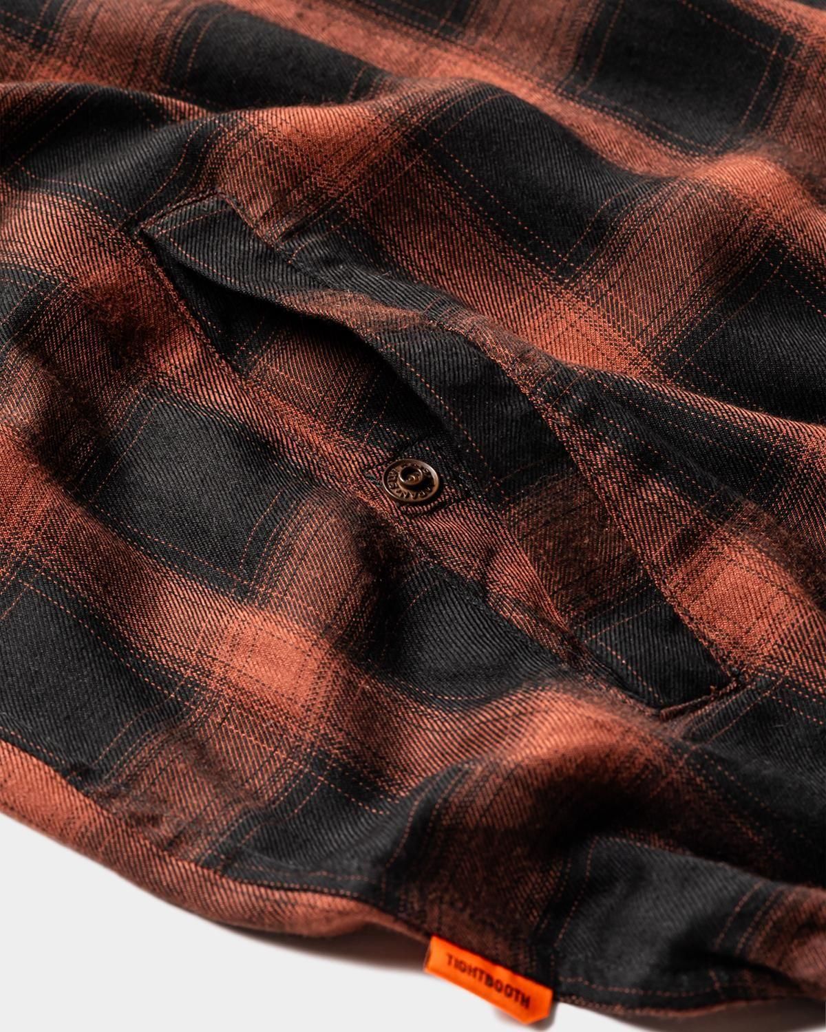 PLAID HALF ZIP L/S SHIRT - TIGHTBOOTH® タイトブース