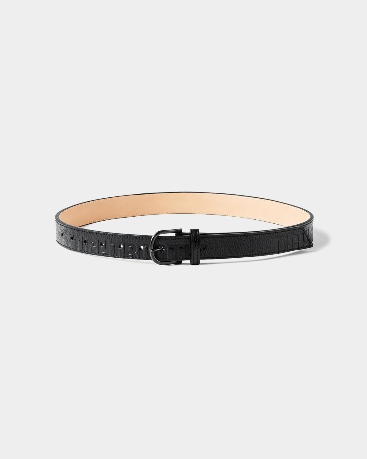 LEATHER LOGO BELT - TIGHTBOOTH® タイトブース オフィシャル
