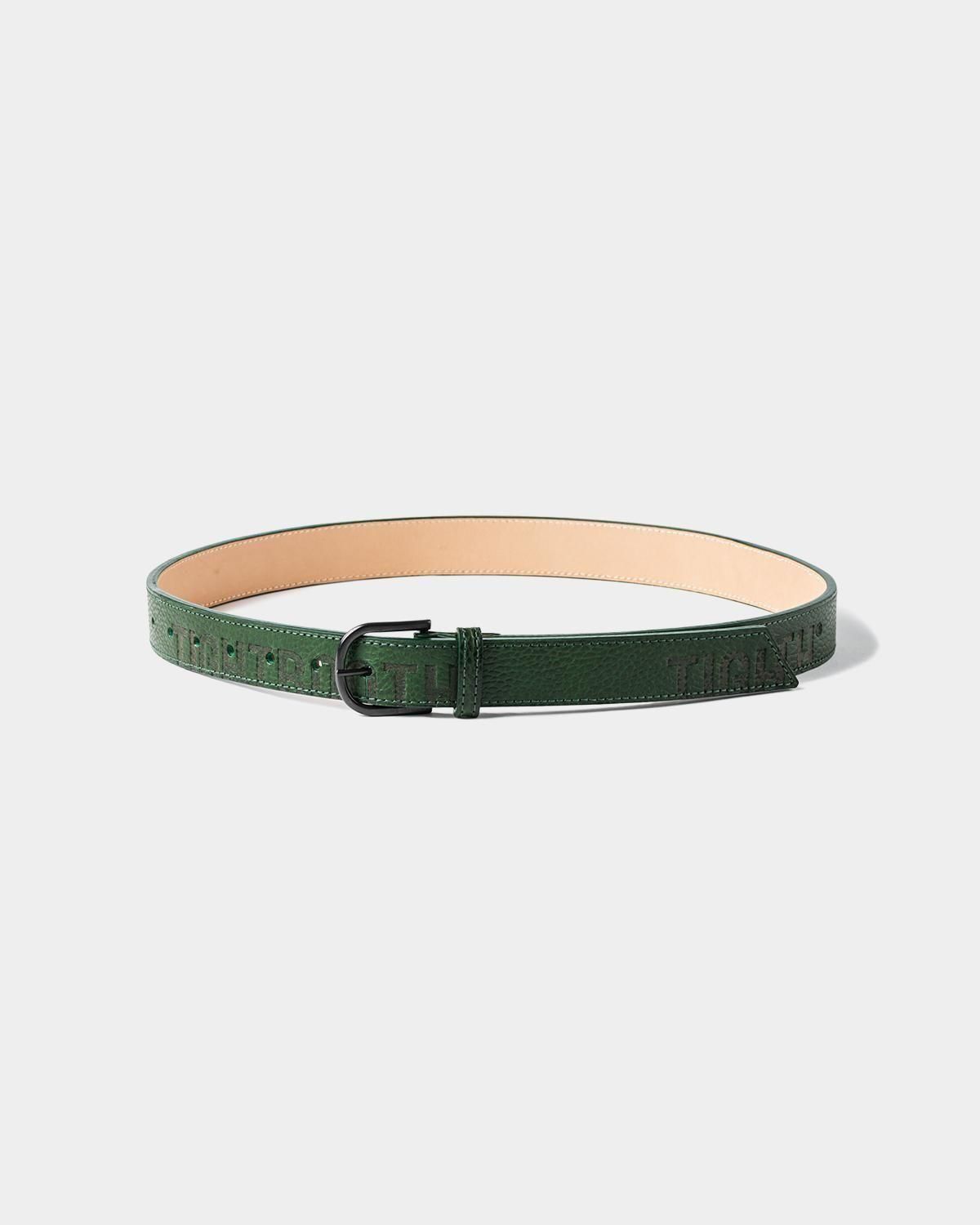 LEATHER LOGO BELT - TIGHTBOOTH® タイトブース オフィシャル