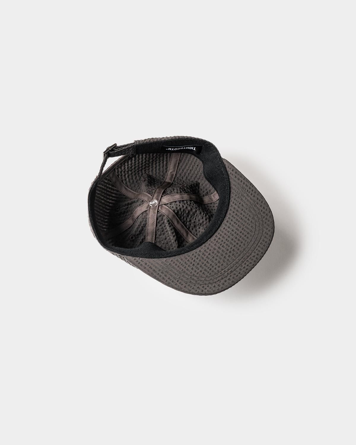 帽子 TIGHTBOOTH SEERSUCKER 6 PANEL CHARCOAL SEERSUCKER 6 PANEL - TIGHTBOOTH® タイトブース オフィシャル