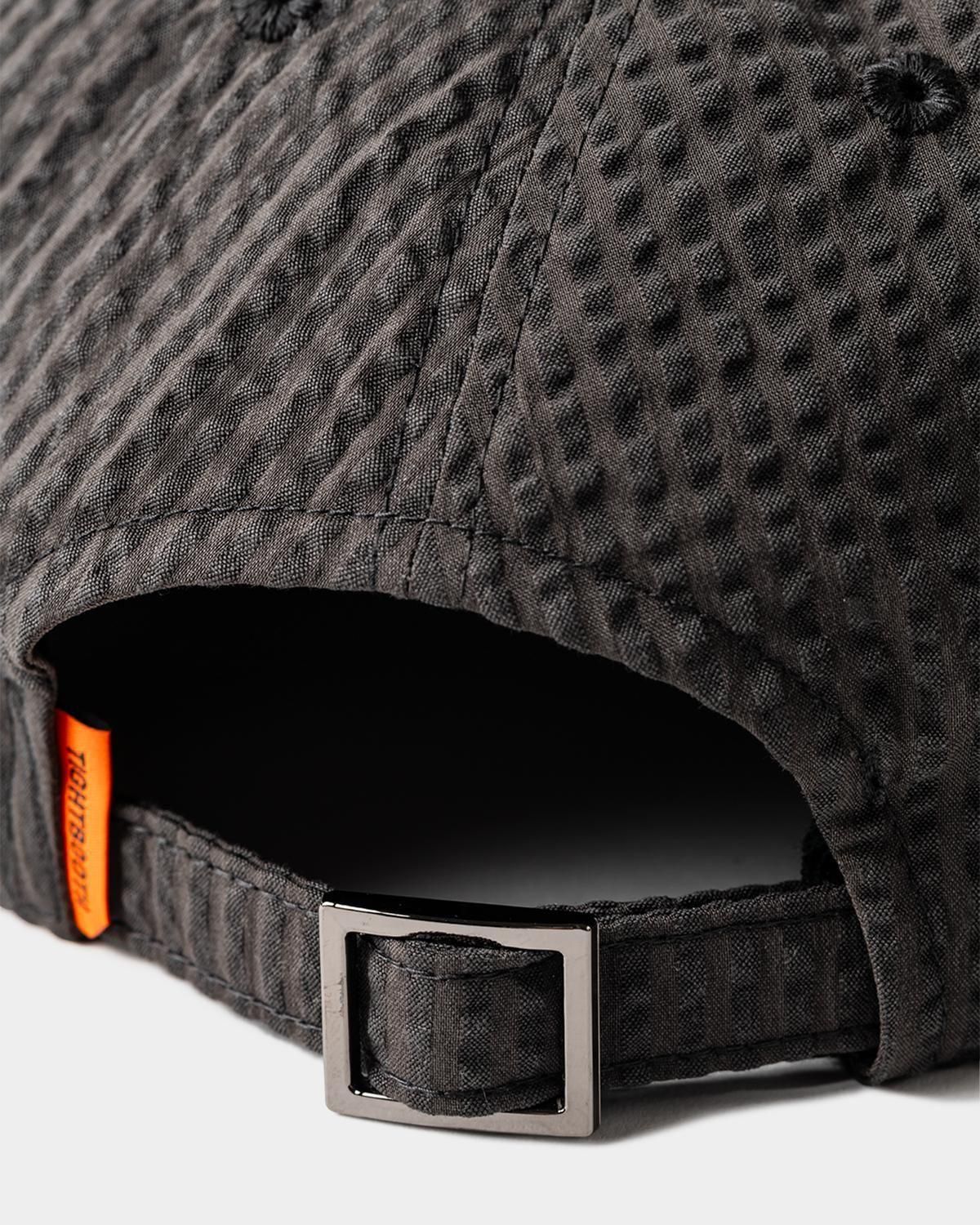 帽子 TIGHTBOOTH SEERSUCKER 6 PANEL CHARCOAL SEERSUCKER 6 PANEL - TIGHTBOOTH® タイトブース オフィシャル