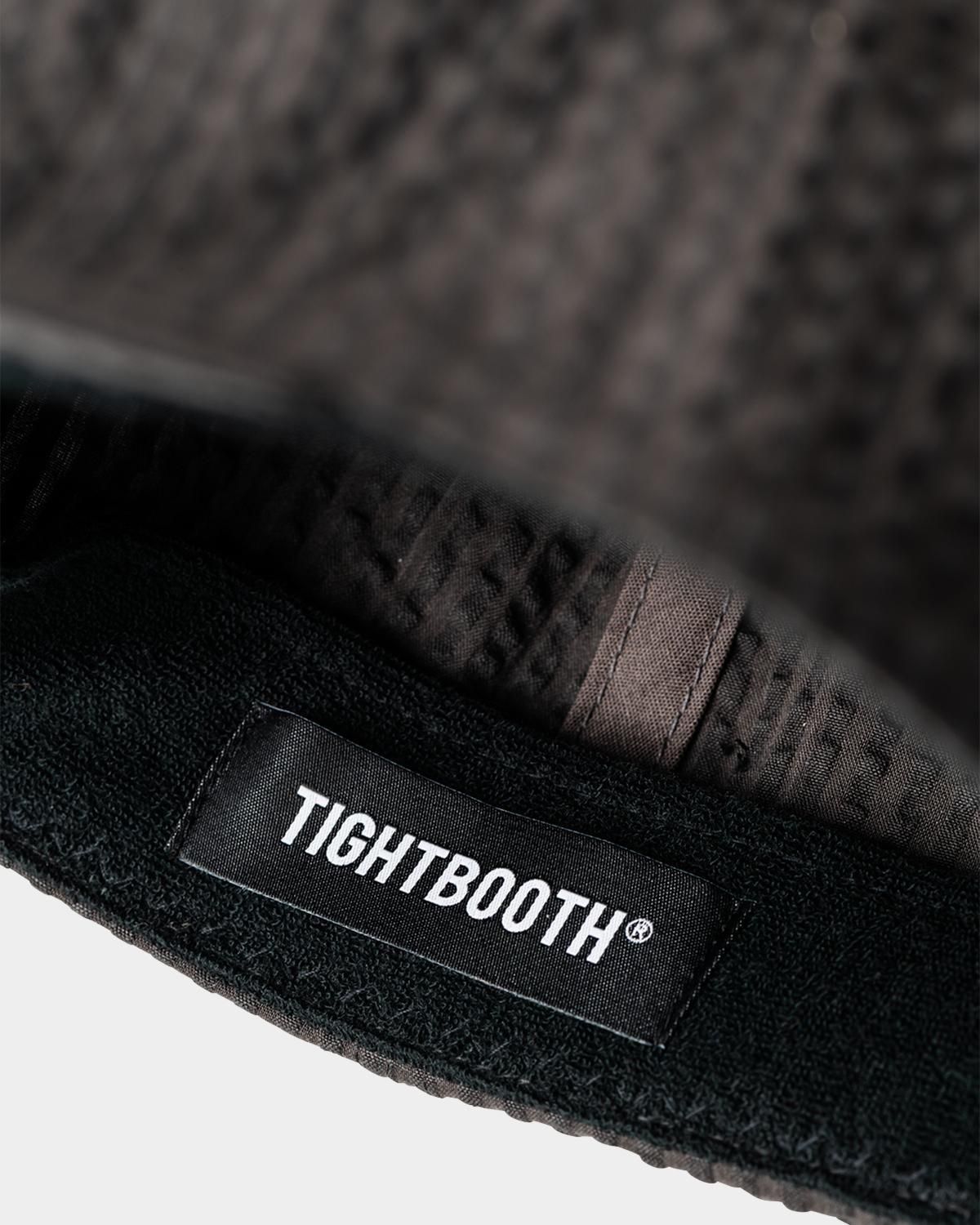 帽子 TIGHTBOOTH SEERSUCKER 6 PANEL CHARCOAL SEERSUCKER 6 PANEL - TIGHTBOOTH® タイトブース オフィシャル
