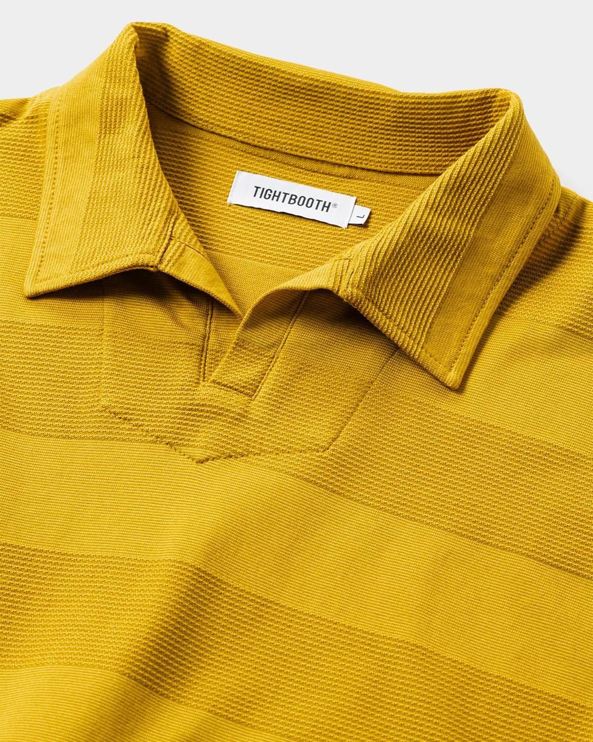 トップス STRIPE KNIT OPEN POLO tightbooth STRIPE KNIT OPEN POLO - TIGHTBOOTH® タイトブース