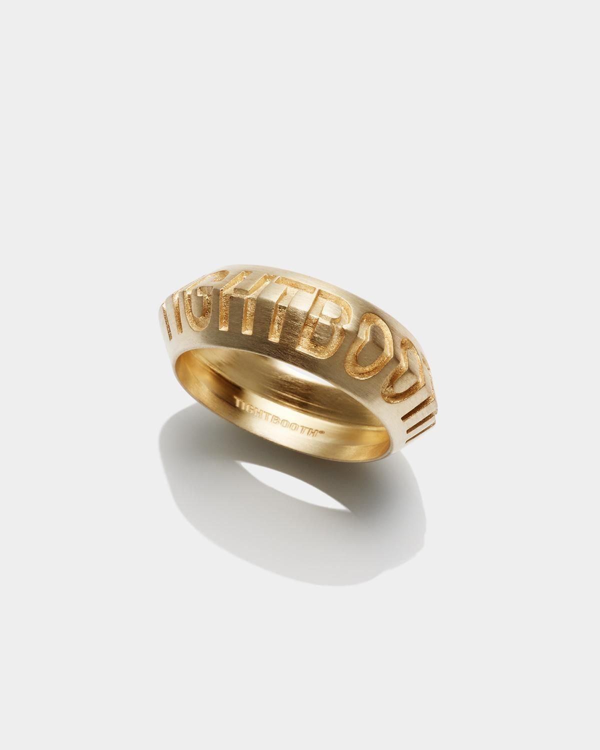 ANGLE IRON RING - Brass - TIGHTBOOTH® タイトブース