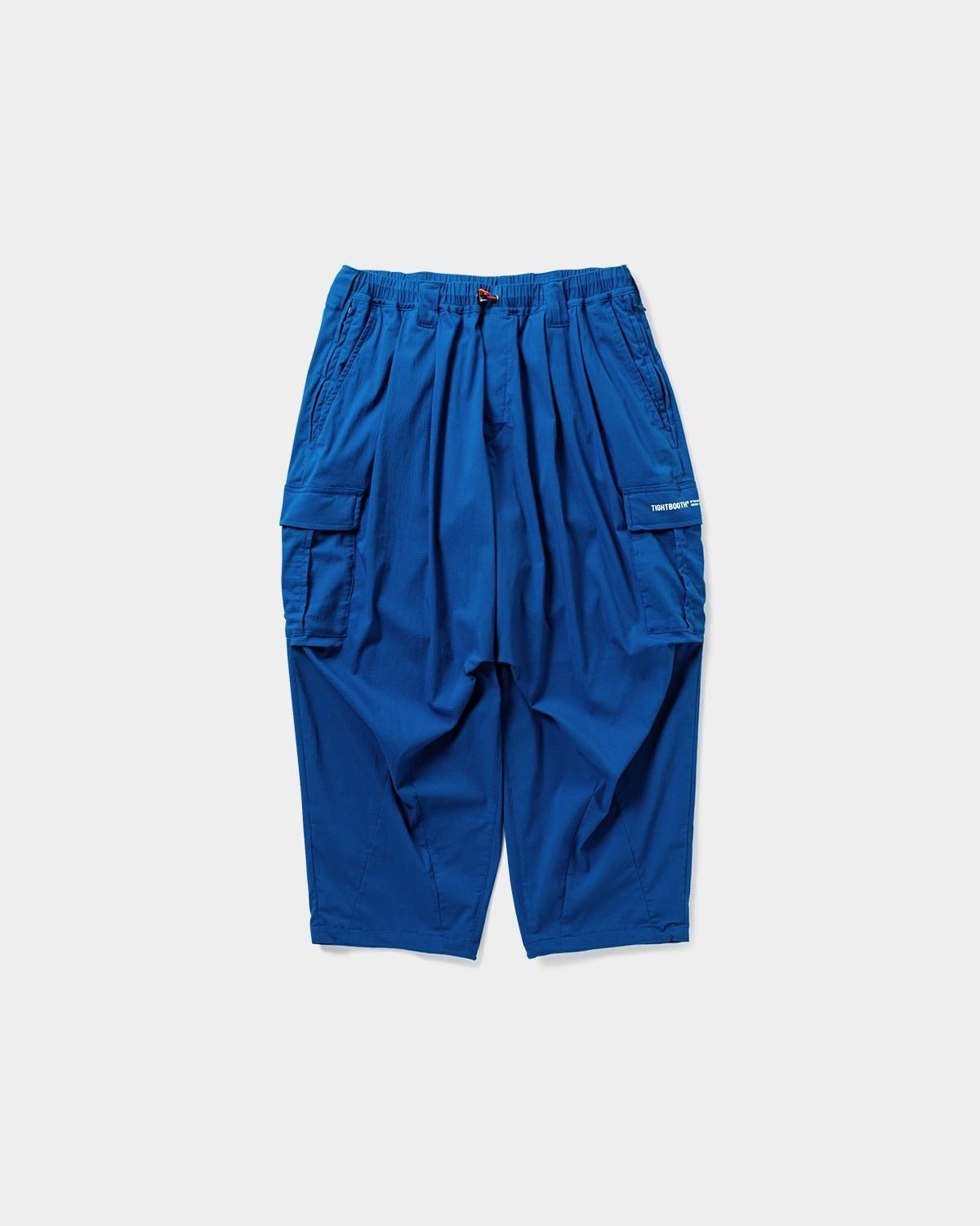 SEERSUCKER CARGO BALLOON PANTS - TIGHTBOOTH® タイトブース