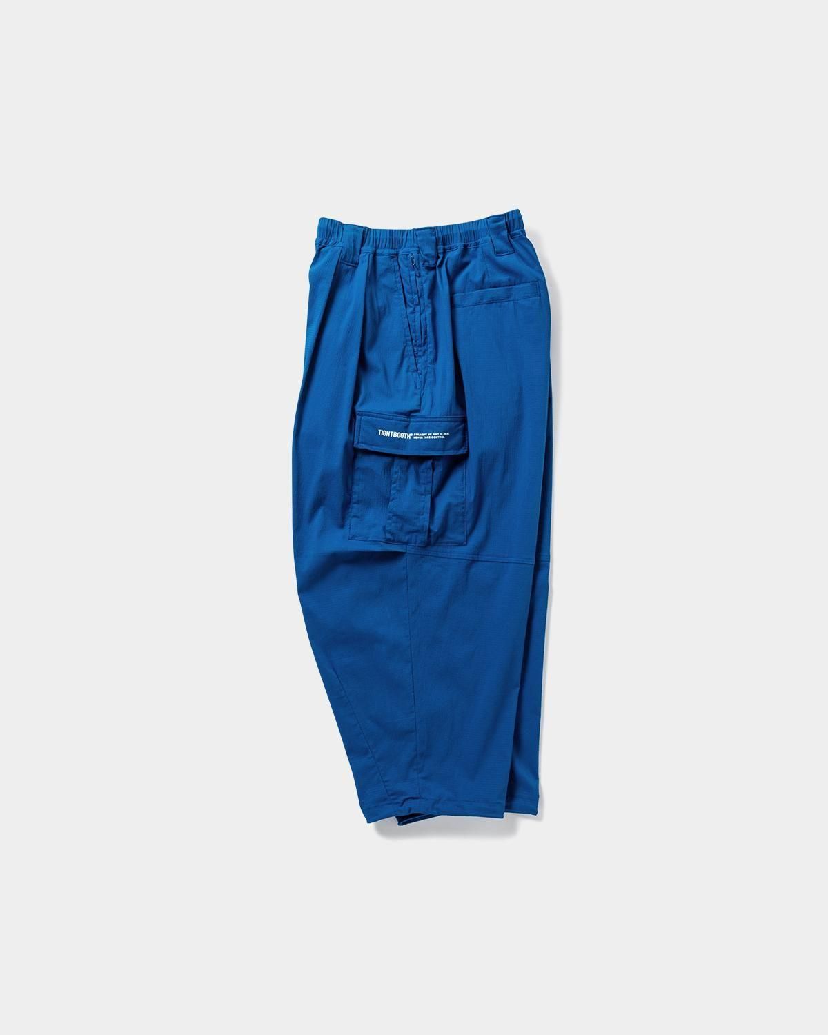 SEERSUCKER CARGO BALLOON PANTS - TIGHTBOOTH® タイトブース
