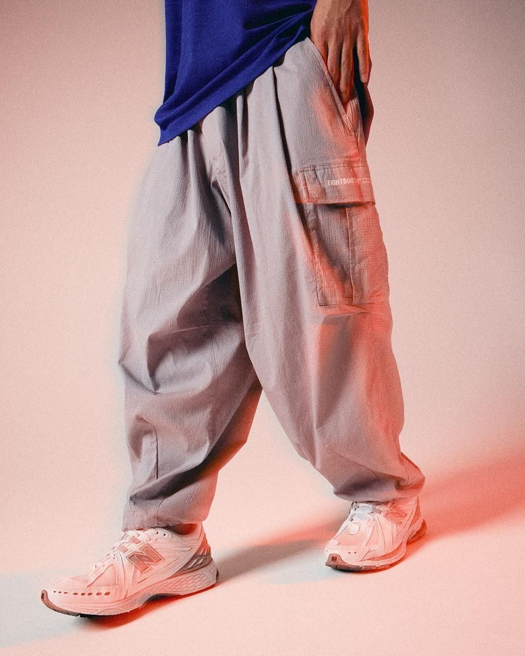 パンツ SEERSUCKER BAKER BALLOON PANTS SEERSUCKER BALLOON PANTS - TIGHTBOOTH® タイトブース