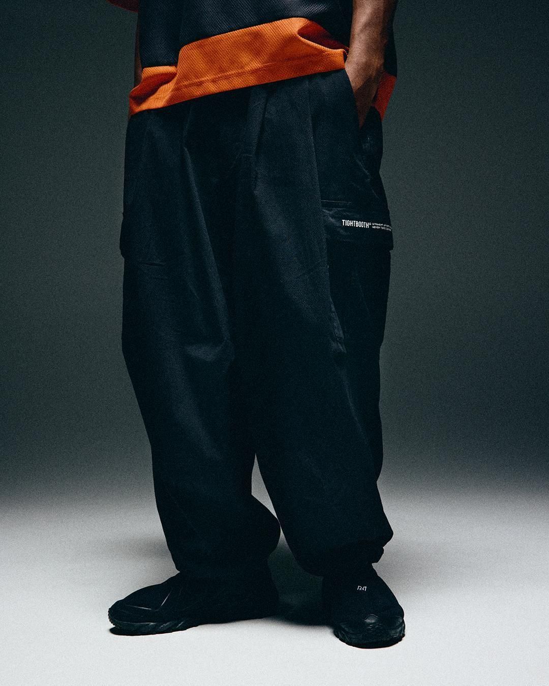 SEERSUCKER CARGO BALLOON PANTS - TIGHTBOOTH® タイトブース