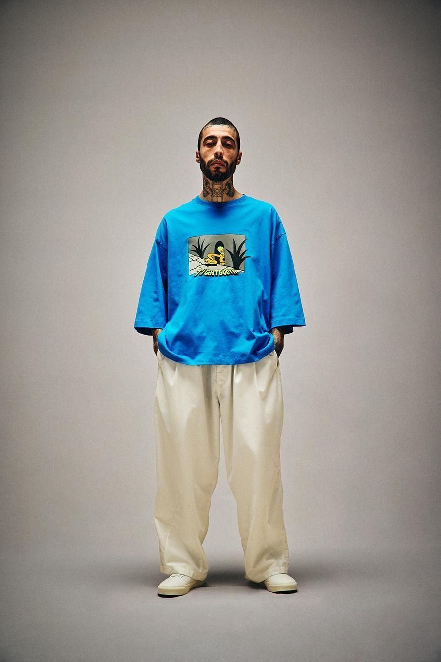 パンツ TIGHTBOOTH RIPPLE KNIT BAGGY SLACKSSHIRT パンツ TIGHTBOOTH RIPPLE KNIT BAGGY SLACKSSHIRT RIPPLE