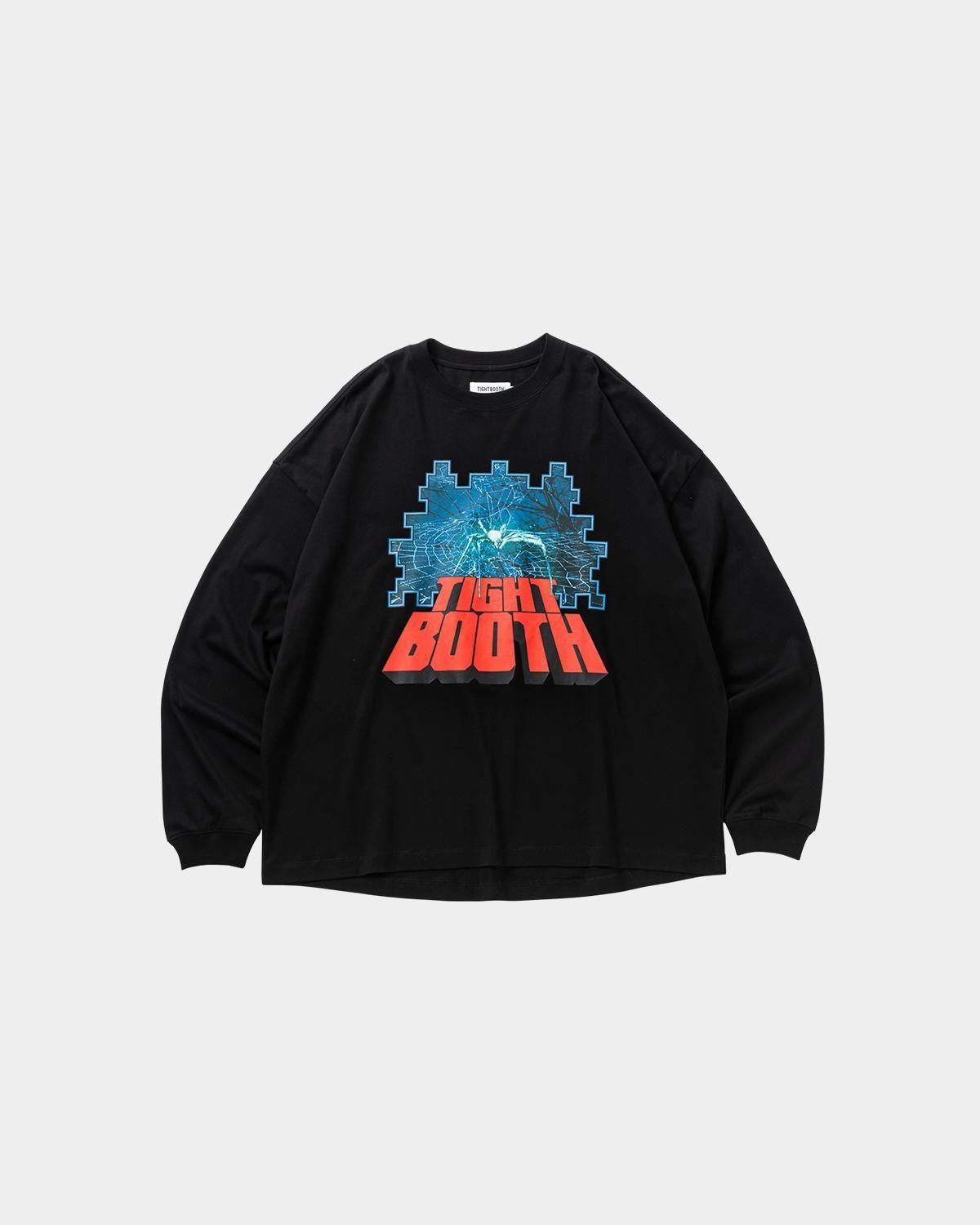 TIGHTBOOTH ブラック スウェット L 3D LOGO S/S T-SHIRT #Black [SS25-T06] – cocorozashi