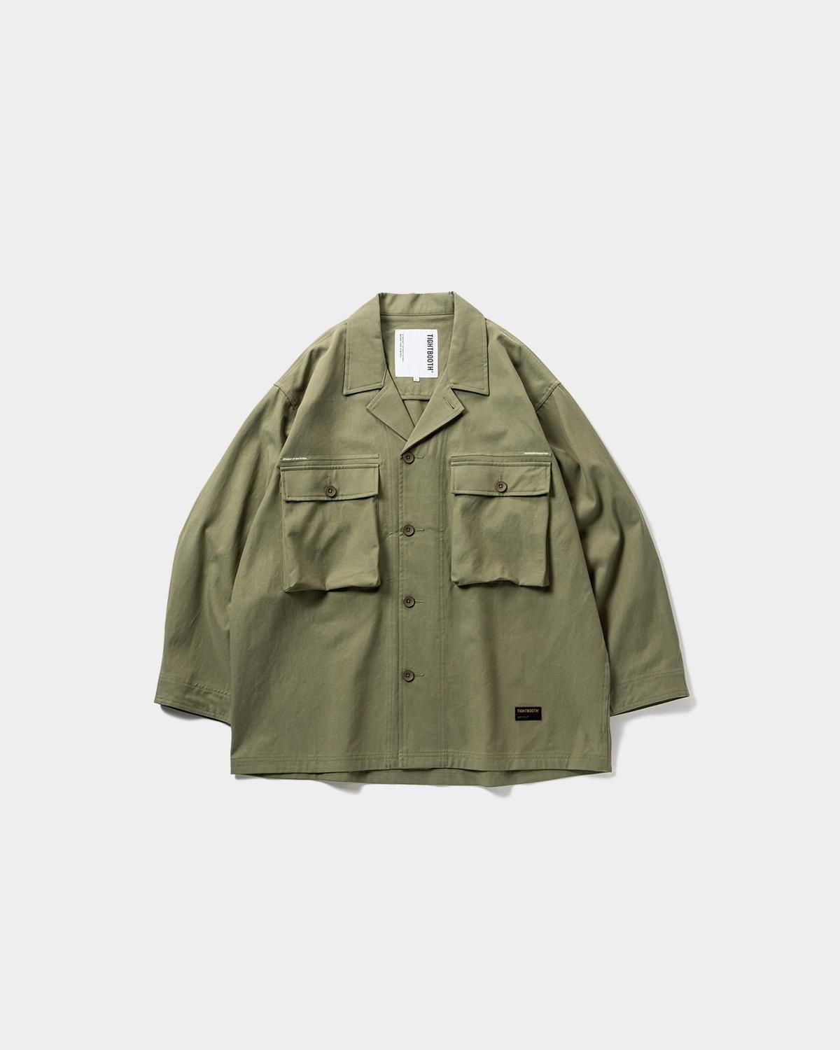 【新品】TIGHTBOOTHタイトブースSKIPPER SHIRTオリーブL LABEL LOGO BDU SHIRT - TIGHTBOOTH® タイトブース オフィシャル