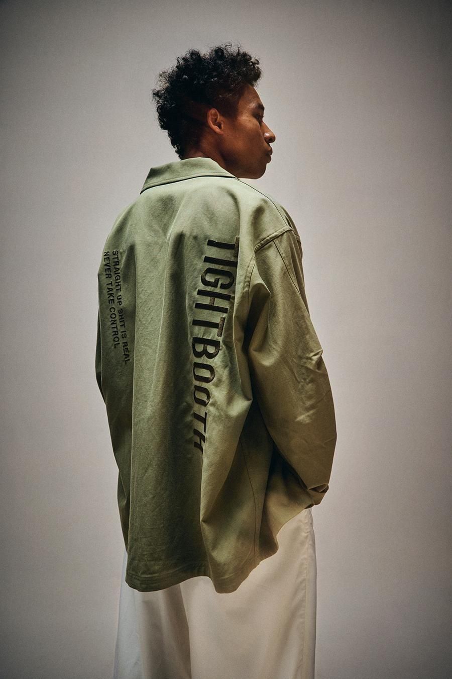 tightbooth LABEL LOGO BDU SHIRT サイズL LABEL LOGO BDU SHIRT - TIGHTBOOTH® タイトブース オフィシャル