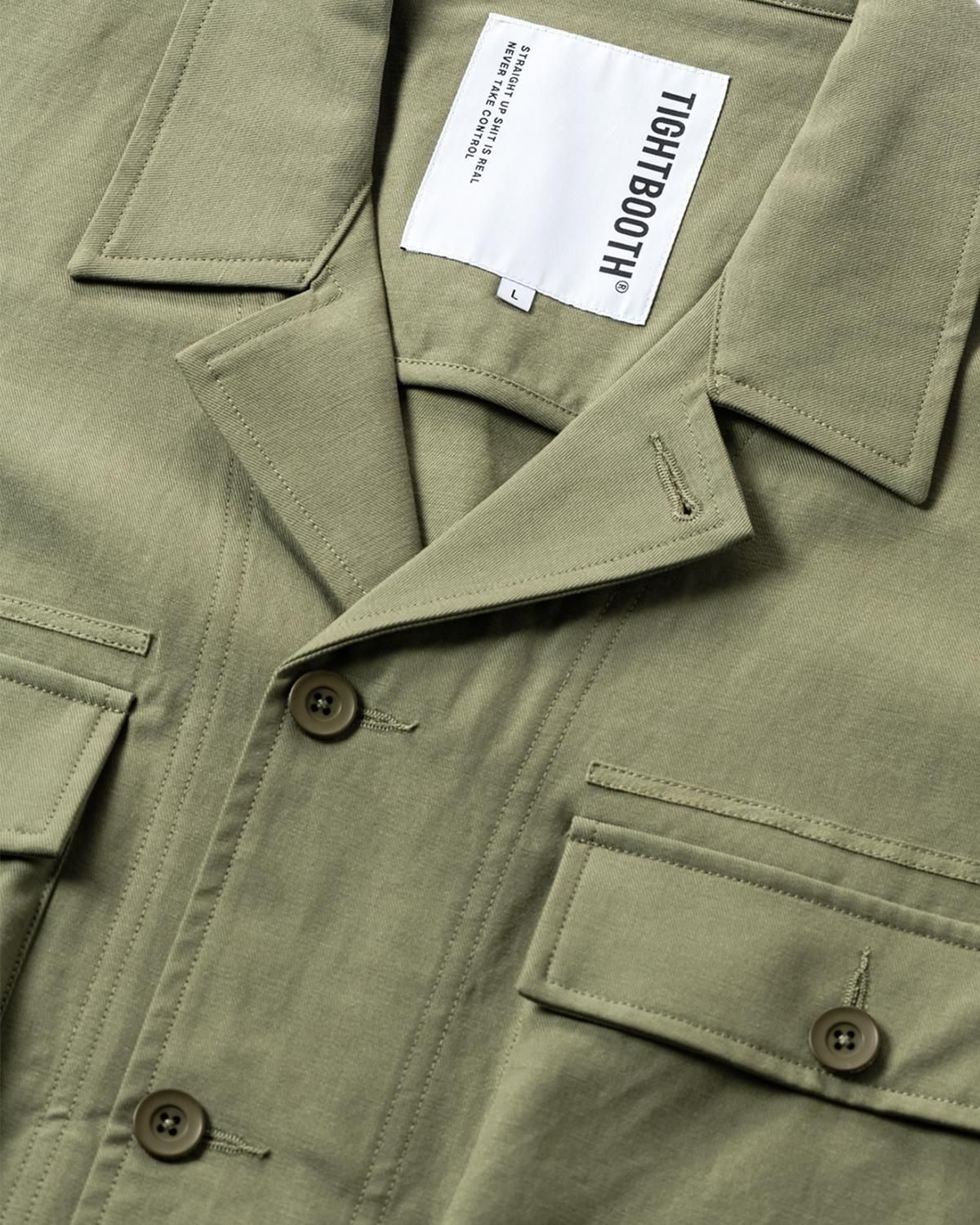 tightbooth LABEL LOGO BDU SHIRT サイズL LABEL LOGO BDU SHIRT - TIGHTBOOTH® タイトブース オフィシャル