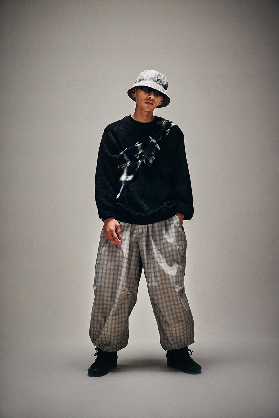 PLAID LIGHT BALLOON PANTS - TIGHTBOOTH® タイトブース オフィシャル