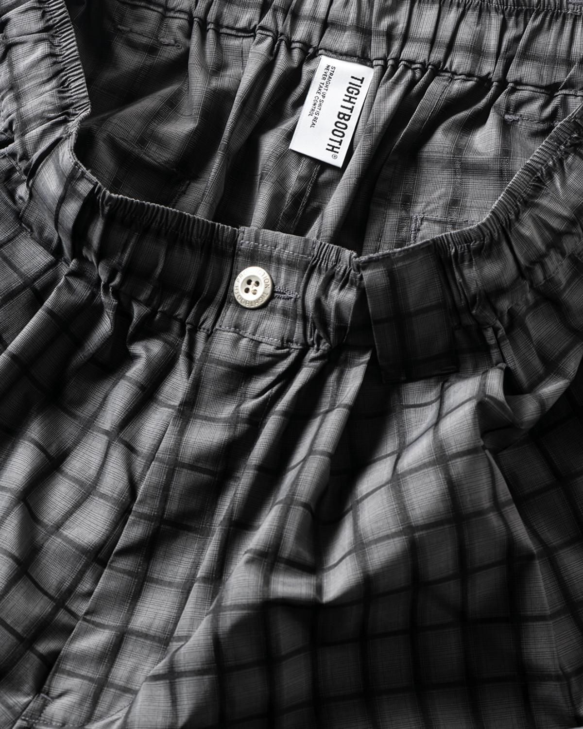 PLAID LIGHT BALLOON PANTS - TIGHTBOOTH® タイトブース オフィシャル