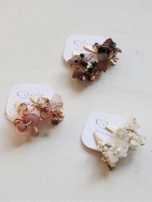 <img class='new_mark_img1' src='https://img.shop-pro.jp/img/new/icons14.gif' style='border:none;display:inline;margin:0px;padding:0px;width:auto;' />Frill hairclip set of 2ʥե إå2åȡ