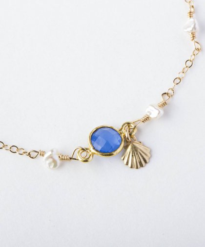 【LADIES】Lino by me Hawaii　Shell motif bracelet / シェル モチーフ ブレスレット