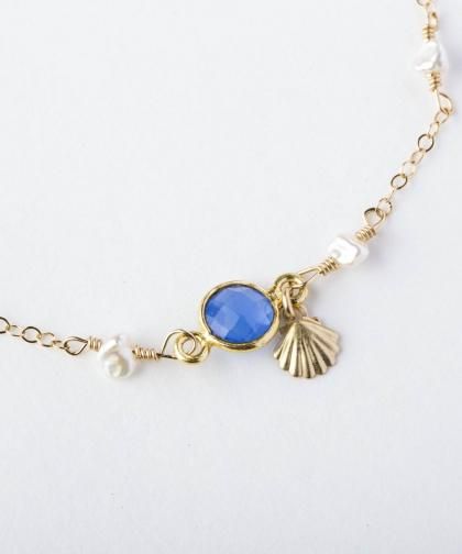 【LADIES】Lino by me Hawaii Shell motif bracelet / シェル モチーフ ブレスレット