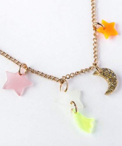 【LADIES】Moon&Star Necklace / Moon＆Star ネックレス 