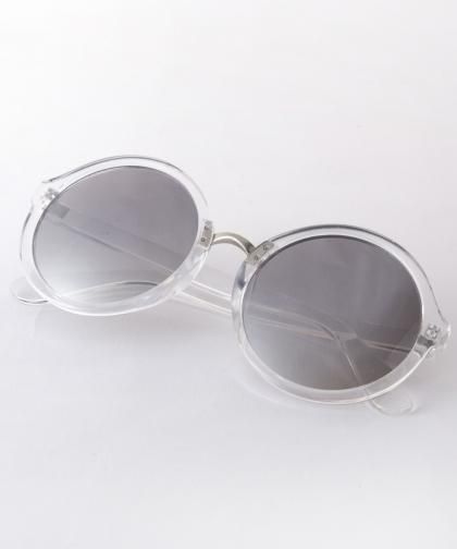 【LADIRES】Sunglasses CLEAR / サングラス シルバーフレーム
