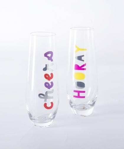 Flute Glasses Set of 2 / ե롼ȥ饹 å