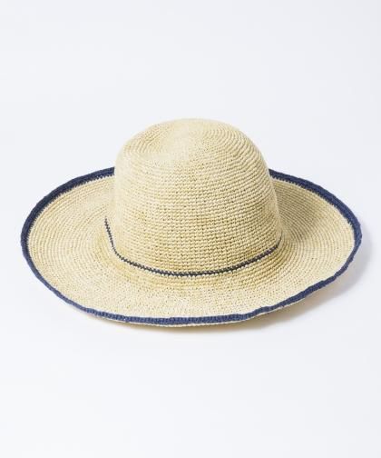 【LADIES】Navy Line Hat / ネイビー ライン ハット