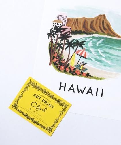 Art Print 「Hawaii」/ アートプリント 「ハワイ」