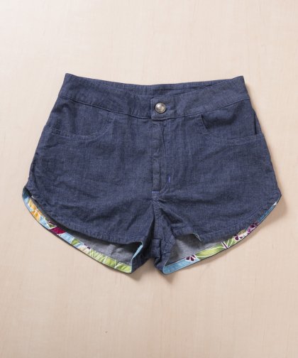 【LADIES】ALLISON IZU　Navy Shorts / ネイビー ショートパンツ