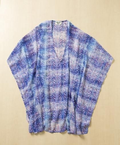 【LADIES】Show Me Your Mumu Blue Chiffon Dress / ブルーピンク シフォンドレス