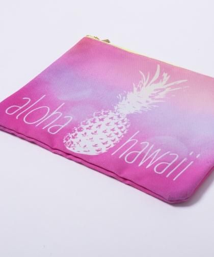 alous Honolulu Tropical Pineapple Clutch Bag / トロピカル パイナップル クラッチバッグ