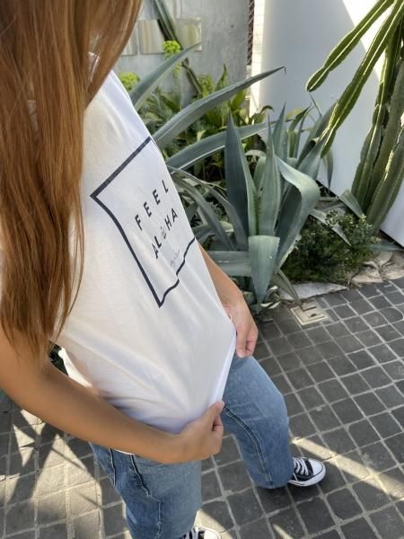 【UNISEX】「ハワイに恋して!」コラボFEEL ALOHA Tシャツ