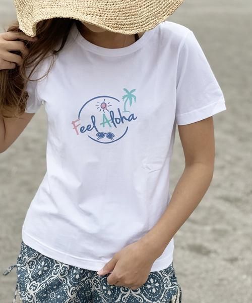 SALE50%OFFۡLADIESۥ饦 FEEL ALOHA T