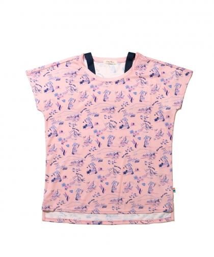 【SALE50%OFF】【LADIES】 【スポーツウェア】柄Tシャツ