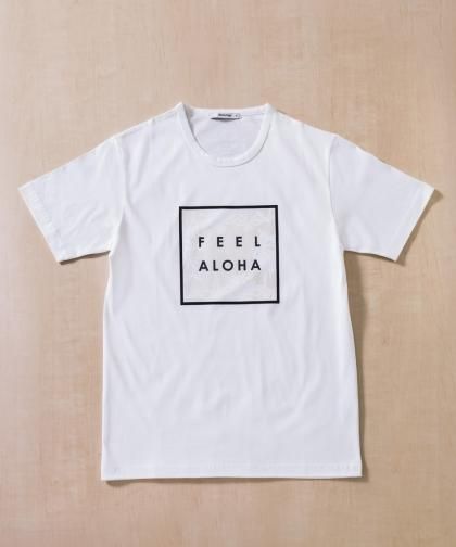 【UNISEX】ラトルトラップコラボレーション/Feel AlohaロゴTシャツ
