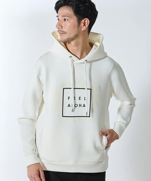 【MENS】UNION STATIONコラボフラッシュプリントパーカ(ボタニカル)